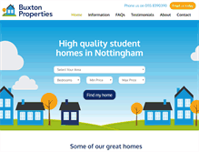 Tablet Screenshot of buxtonproperties.net